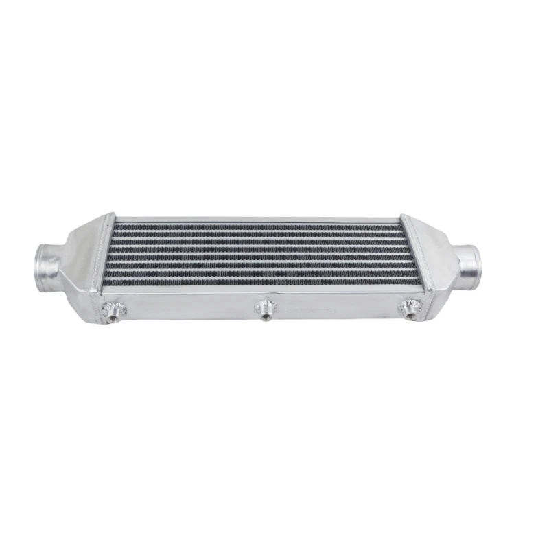 Intercooler universal de aluminio FMIC 24,6X7,5X2,8", 2,5" entrada/salida Foto 3 de 4