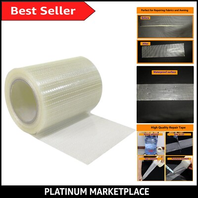 Multi-Surface 8cm x 20m Zelt Reparaturset - transparentes, witterungsbeständiges Klebeband