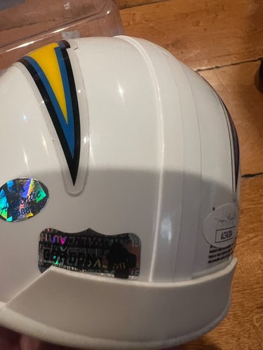MELVIN GORDAN SIGNED SAN DIEGO CHARGERS MINI HELMET JSA HOLO CARD - Picture 9 of 12