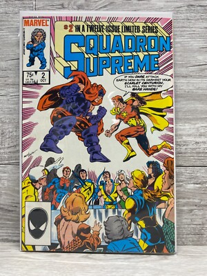 Marvel Comic Squadron Supreme #2 October 1985