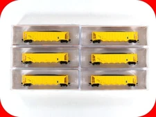 N Scale **ITEL Corp** 5-Bay Ortner Coal Hopper 6-Car Set -- Fox Valley 83612