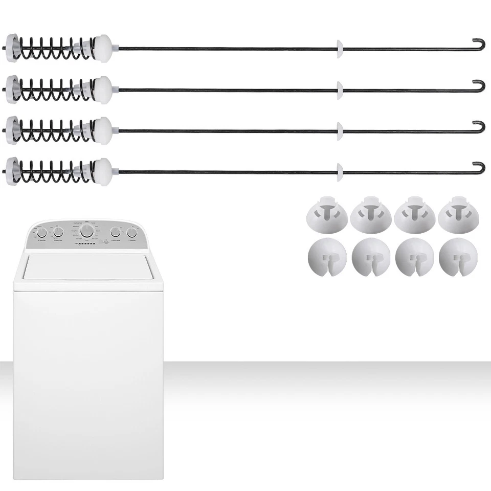 GONEPARTS 4 Pack Washing Machine Suspension Rods Fit for Whirlpool Amana Maytag