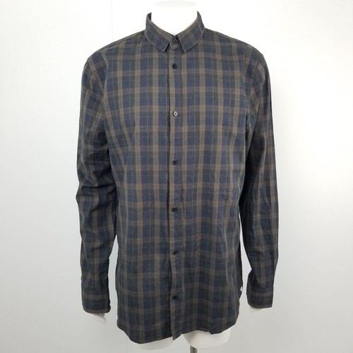 Sovereign Code Button Down Shirt Mens Size XXL 2XL Plaid Long Sleeve New NWT - 第 1/6 張圖片