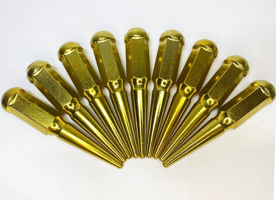 ПОДХОДИТ ДЛЯ CHEVROLET CITY EXPRESS TRACKER ШИП ЗАЖИМНАЯ ГАЙКА КОНИЧЕСКОЕ СИДЕНЬЕ 12x1,25 ЗОЛОТИСТЫЙ 20 - Изображение 3 из 4