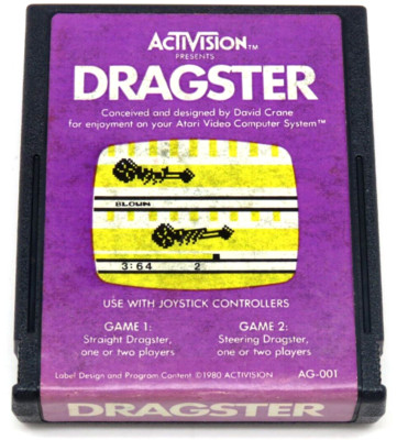 Dragster (Atari 2600, 1980) By Activision (Cartridge Only) NTSC #1