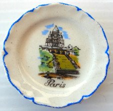 Fève 1999 ASSIETTINES PARIS ASSIETTE SACRE COEUR 3 cm de Ø