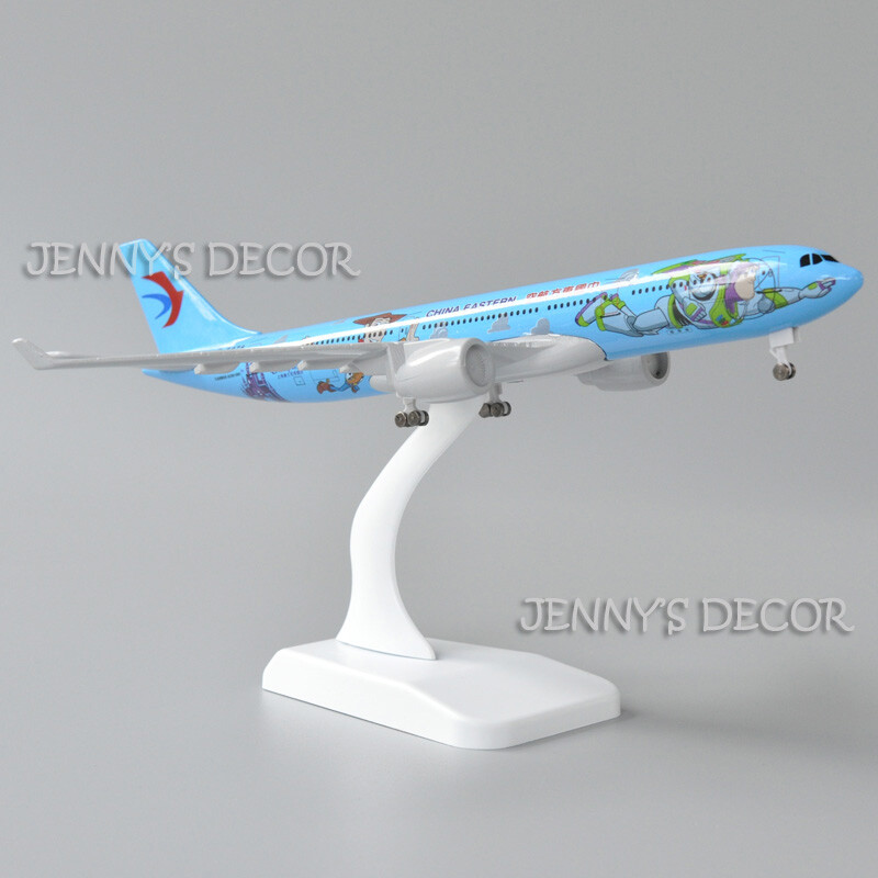 1:300 Scale Diecast Model Plane Toy Airbus A330 Woody Buzz
