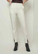 DEREK LAM 10 CROSBY Van Zip Cuff Cropped Pants NWT - Size 2