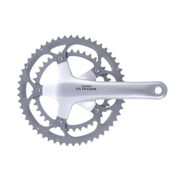 Shimano Ultegra 6600 10 Speed Double Chainset - Silver (FC-6600 