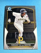 2023 Bowman Chrome Prospect #BCP-121 Yordany De Los Santos - Pittsburgh Pirates