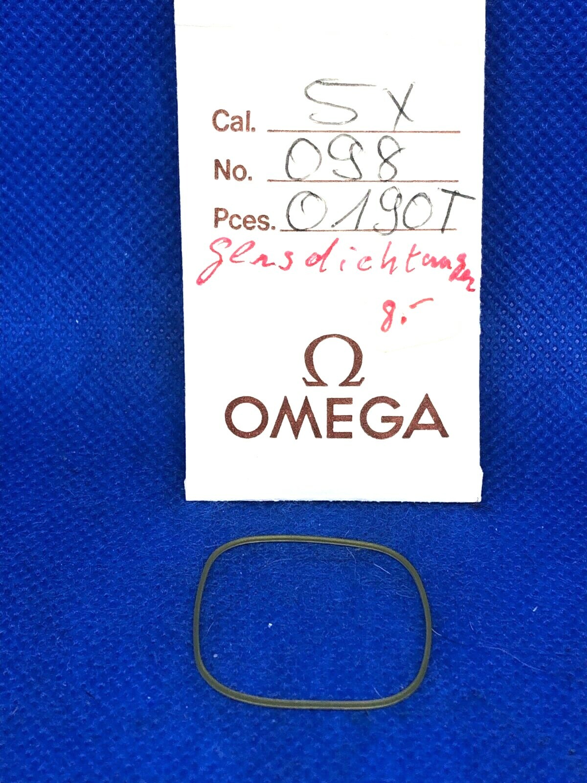 Joint d'étanchéité en verre pour Omega Cal 098.0190T haute précision