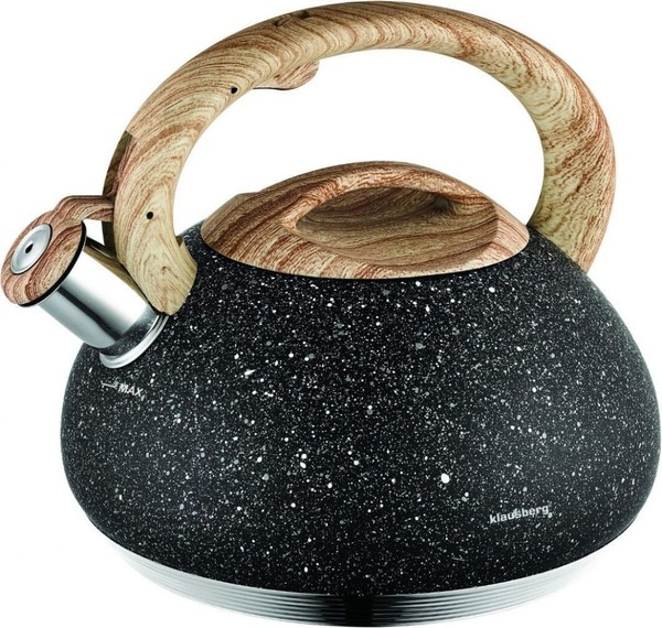 Klausberg 2,7L Wasserkessel FlöTenkessel Teekessel Wasserkocher Marmor KB-7279-image