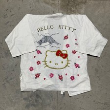 Womens Hello Kitty Robe Kimono Style Flowers Cherry Blossom Rare