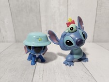 Disney Lilo and Stitch Plastic Figure Cake Topper Figurine PVC Toy Lot Of 2