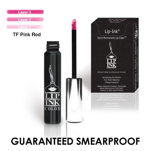 LIP-INK® Organic Vegan 100% Smearproof Trial Lip Kit - TF Pink Red