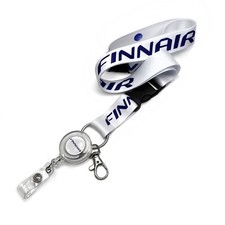 Finnair Logo Lanyard Set