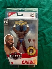 WWE Mattel Elite Apollo Crews new in defender case