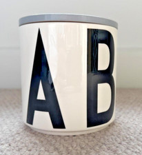 Arne Jacobsen Design Letters Ceramic Pot With Lid
