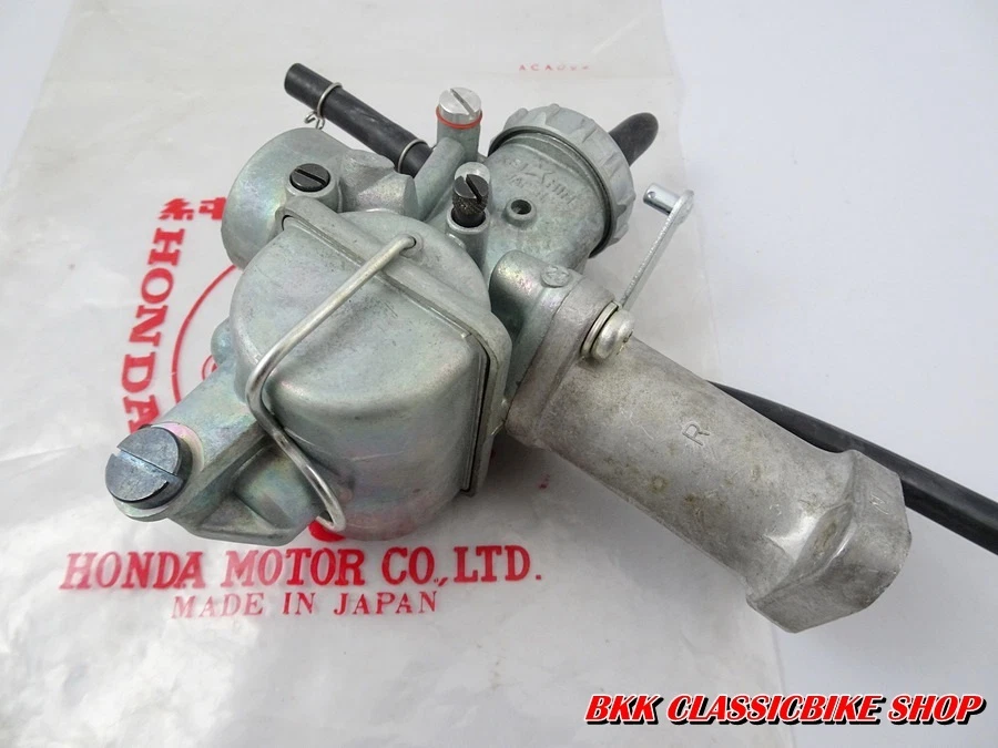 Conjunto de carburador NOS HONDA CB160 CB96 Carb RH P/N 16100-217-000 Japón GENUINO Foto 4 de 4