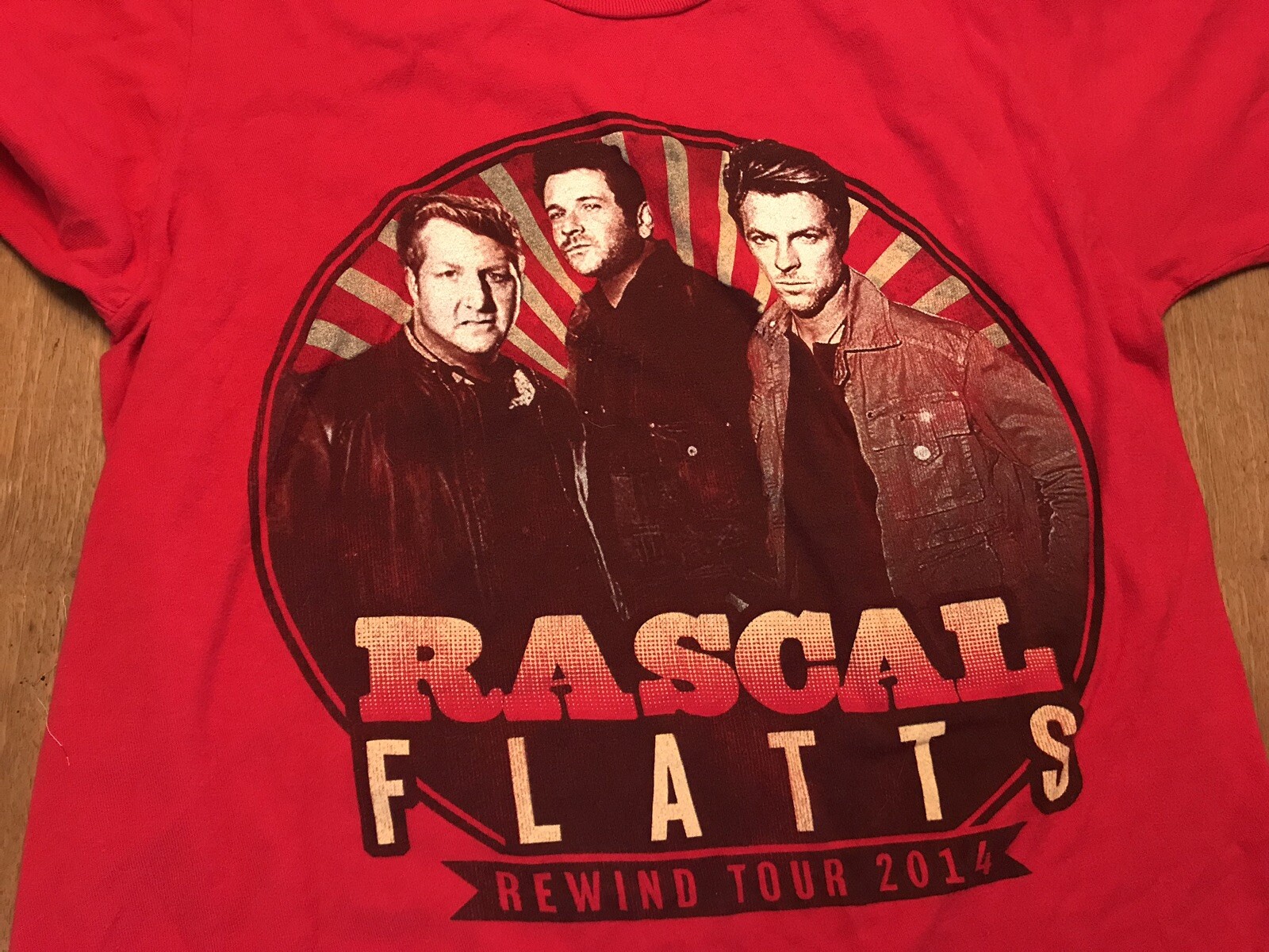 Custom Rascal Flatts Song Shirt Rascal Flatts 2014 Rewind Tour t-shirt 2 sided with cities Adult Small ...