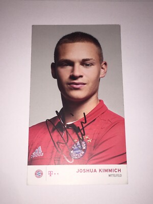 FC Bayern München プリントサイン入りボール 2016/17 Joshua Kimmich 2016-17 Hand Signed FC Bayern München Autograph