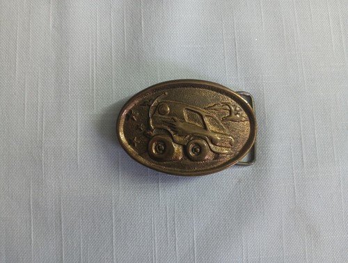 Vintage Dune Buggy Moon And Stars Belt Buckle Right Side Latch