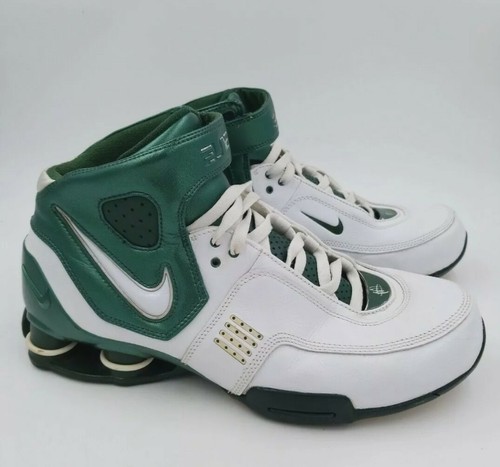 2006 Nike Shox Elite TB Retro Basketball Shoes White Green - Size 10.5 |  eBay