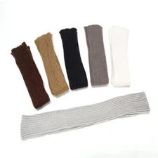 Women Arm Warmers Knitted Woolen Arm Sleeve Autumn Winter Sleeve Cover 