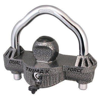 Trimax UMAX50 Premium Universal Hardened Steel Unattended Trailer Coupler Lock 
