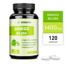 Ginkgo Biloba - Brain Health, Mind & Memory Circulation, Metabolism Booster