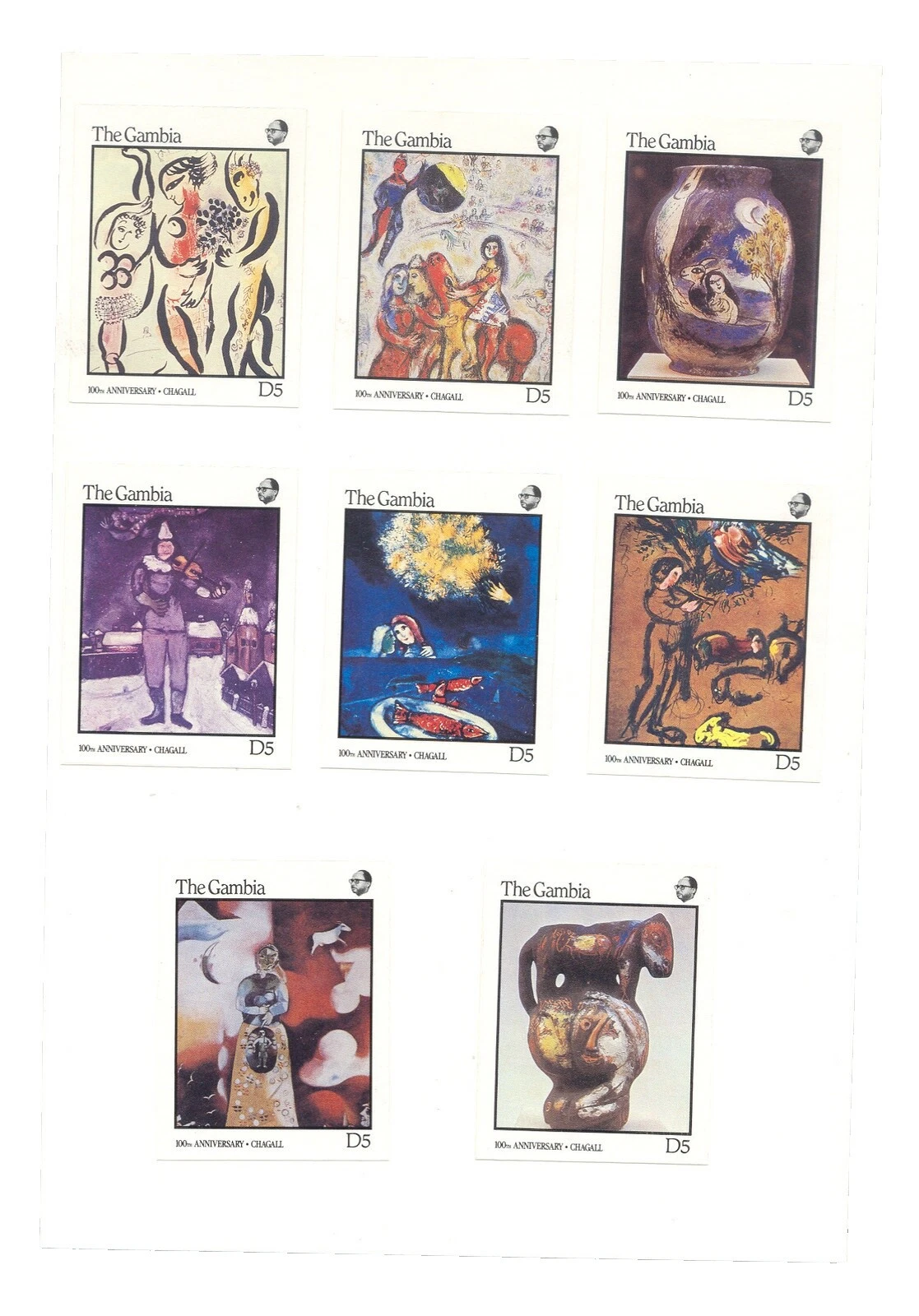 Estampillas de Arte, artista sindicato (1965-presente)