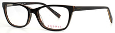 ESPRIT ET17425 535 Brown Womens Semi Cat Eye Full Rim Eyeglasses 51-16-135 B:34