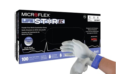 Ansell MicroFlex LIFESTAR EC PF Double layer Extended Cuff gloves Size XXL
