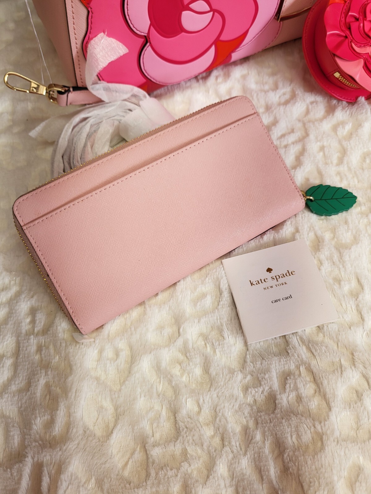 New - RARE HTF Kate Spade Rambling Roses Crossbody Set image 3