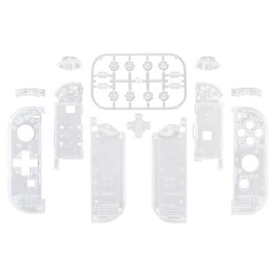 Clear Housing Shell Button Replacement Dpad For Nintendo Switch & OLED Joycon