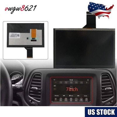 For 2019-2020 Jeep Compass Radio Navigation Replace 7'' LCD Display Touch Screen