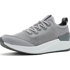 Allbirds Tree Glider Mens 9 Medium Grey Light Grey Low Top Knit Sneakers NEW