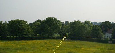 Photo 6x4 Marsh House Farm and River Blythe valley: fleeting glimpse from c2016