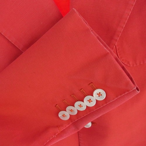 Gucci CTX 75907G 2B cotton tailored jacket red 44 Used LIFE-0 - Picture 7 of 9