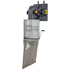 SIP Wall-Mounted Single Cartridge Dust Extractor Collector 230V 750W 1HP 56L