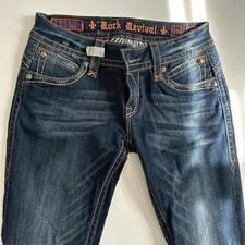 Rock Revival Patti Bootcut Blue Denim Stretch Jeans RRJ8130-17 Women Size 29