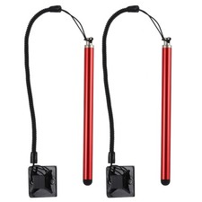 2pcs Resistive Touch Screens Pen Resistive Pen, Red