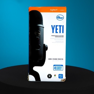 Blue Microphone Yeti Premium Multi Pattern USB Blackout Pro Condenser Open New