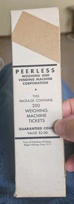 Vintage 1945 Peerless Scales Movie Stars Red/Black Vending Full Box NM/MT