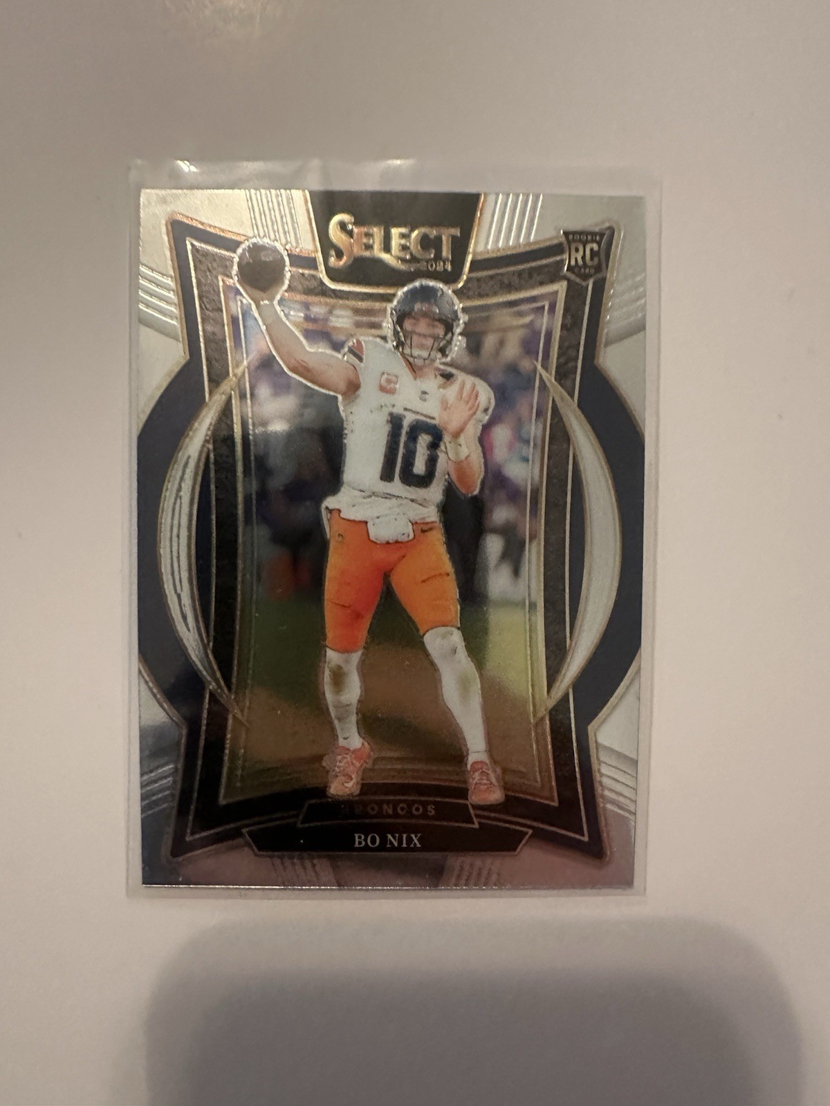 2024 Panini Select - Concourse Bo Nix #30 Silver Prizm (RC)
