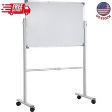 Magnetic Double Sided Whiteboard with Stand, 24" x 36" Magnetic Whiteboard