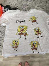 Kids Sz L Spongebob Tshirt
