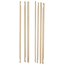 Double-Ended Crochet Hook, Bamboo Crochet Hook Knitting Needle Set Weave Craft