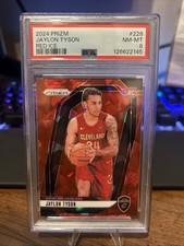 2024-25 Panini Prizm - Jaylon Tyson #228 Red Ice Prizm (RC)