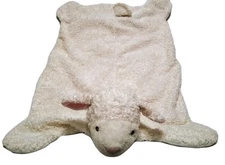 Koala Baby Cozy Lamb Lovey Plush Security Blanket Off White Cream Play Mat 30x20